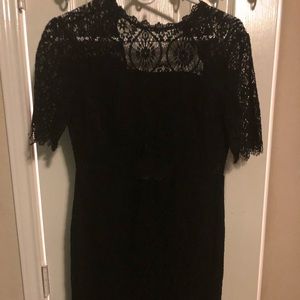 Blk lace dress
